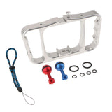 Max Diving Dual Ball Head Handheld Underwater Cage Stabilizer for GoPro Silver