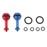 Max Diving Dual Ball Head Handheld Underwater Cage Stabilizer for GoPro Silver