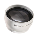 Max 46mm HD Digital Precision Tele Converter 2X AF with Lens Cap for DSLR Camera