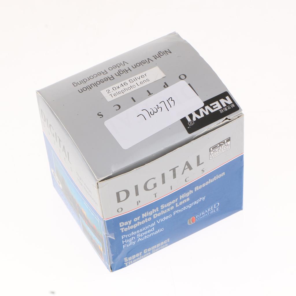 Max 46mm HD Digital Precision Tele Converter 2X AF with Lens Cap for DSLR Camera