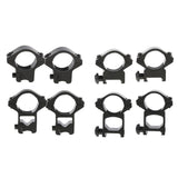 Maxbell 1" 25.4mm Low Profile Scope Rings 11mm Dovetail Rail Mount Clamp Bracket