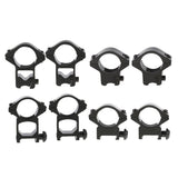 Maxbell 1" 25.4mm Low Profile Scope Rings 11mm Dovetail Rail Mount Clamp Bracket