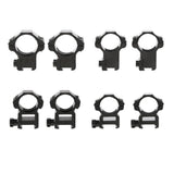 Maxbell 25.4mm 1" Scope Mount Rings Fits 20mm Dovetail Rail Flashlight High Profile