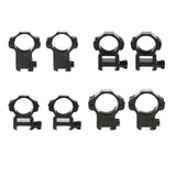 Maxbell 25.4mm 1" Scope Mount Rings Fits 20mm Dovetail Rail Flashlight High Profile