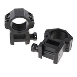 Maxbell 25.4mm 1" Scope Mount Rings Fits 20mm Dovetail Rail Flashlight High Profile