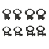 Maxbell 25.4mm 1" Scope Mount Rings Fits 20mm Dovetail Rail Flashlight High Profile