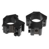 Maxbell 25.4mm 1" Scope Mount Rings Fits 11mm Dovetail Rail Flashlight Low Profile