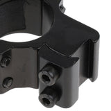 Maxbell 25.4mm 1" Scope Mount Rings Fits 11mm Dovetail Rail Flashlight Low Profile