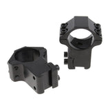 Maxbell 25.4mm 1" Scope Mount Rings Fits 11mm Dovetail Rail Flashlight High Profile