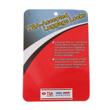 Max Built-in Luggage Lock TSA Approved Custom Combination Lock with Screws