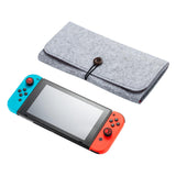 Maxbell Carrying Case Felt Soft Shell Portable Pouch Travel Bag for Nintendo Switch