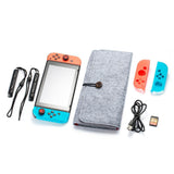Maxbell Carrying Case Felt Soft Shell Portable Pouch Travel Bag for Nintendo Switch