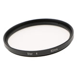 Maxbell Optics 62mm 4 Point Star Special Effect Camera Cadorders Lens Filter Black