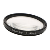 Max Close-Up +8 Macro Close Up Optic Lens Filter for DSLR Digital Cameras 46mm