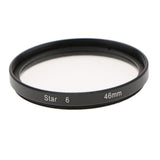 Max Camera Lens Star Filter Special Effect 6-Point for Canon Nikon Sony 46mm