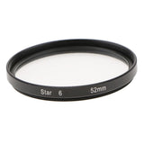Max Camera Lens Star Filter Special Effect 6-Point for Canon Nikon Sony 52mm