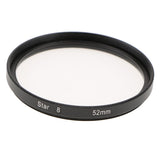 Max 8 Point Rotated Star Light Cross Screen Special Effect Lens Filter 52mm