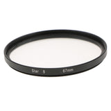 Max 8 Point Rotated Star Light Cross Screen Special Effect Lens Filter 67mm