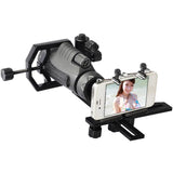 Max Digital Camera Telescope Scope Adapter Mount Cell Phone Holder + Phones Clip