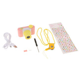 Maxbell 1080P HD 1.5" Screen Mini Cute Children's Kids Cartoon DSLR Cameras - Pink