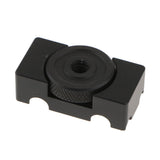 Maxbell Aluminum Alloy DSLR Camera Camcorder USB Data Cables Protected Fastener, 4 Line Slots Fixing Base and 1/4 Mount For Tripod Ball Head