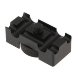 Maxbell Aluminum Alloy DSLR Camera Camcorder USB Data Cables Protected Fastener, 4 Line Slots Fixing Base and 1/4 Mount For Tripod Ball Head