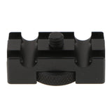 Maxbell Aluminum Alloy DSLR Camera Camcorder USB Data Cables Protected Fastener, 4 Line Slots Fixing Base and 1/4 Mount For Tripod Ball Head