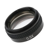 Max 0.5X Auxiliary Barlow Objective Lens 42mm Mount Thread for Stereo Microscope