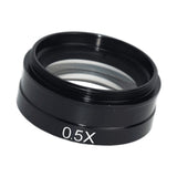 Max 0.5X Auxiliary Barlow Objective Lens 42mm Mount Thread for Stereo Microscope
