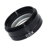 Max 0.5X Auxiliary Barlow Objective Lens 42mm Mount Thread for Stereo Microscope