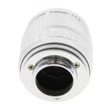 Max 50mm 1/2"  f1.4 C Mount CCTV Compact Prime Lens for Olympus Panasonic M 4/3