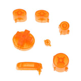 Maxbell Replacement Handle Button Set for Nintendo NGC Controller Transparent Orange