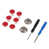 Max Replacement Buttons Set + Screwdriver Kit for Microsoft Xbox One Elite Red