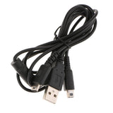 Maxbell 1.2m 2 in 1 USB Fast Charging Cable Power Charger Cord fr Nintendo NDSi NDSL
