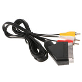 Maxbell 1.8m Scart to RCA Triple 3 x Phono Cable Audio Video Lead for Nintendo NES
