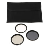 Max 52mm Filters Kit Slim UV CPL ND8 with Storage Package for DSLR Camera Lens