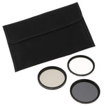 Max 52mm Filters Kit Slim UV CPL ND8 with Storage Package for DSLR Camera Lens