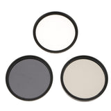 Maxbell 3-Piece Multi-Coated Glass Filter Kit (58mm UV/CPL/ND8) & Pouch