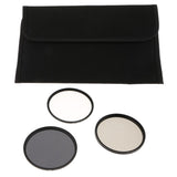 Maxbell 77mm Filters Kit Slim UV CPL ND8 with Storage Package for DSLR Camera Lenses