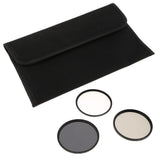 Maxbell 77mm Filters Kit Slim UV CPL ND8 with Storage Package for DSLR Camera Lenses