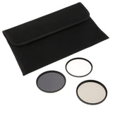 Maxbell 77mm Filters Kit Slim UV CPL ND8 with Storage Package for DSLR Camera Lenses