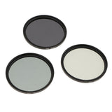 Maxbell 3-Piece Multi-Coated Glass Filter Kit (58mm ND2/CND4/ND8) & Pouch