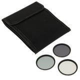 Maxbell 3-Piece Multi-Coated Glass Filter Kit (58mm ND2/CND4/ND8) & Pouch
