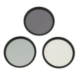 Maxbell 3-Piece Multi-Coated Glass Filter Kit (58mm ND2/CND4/ND8) & Pouch