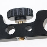 Maxbell Rod Clamp Rail Block 1/4 &3/8 Thread for 15mm Support System DSLR Tripod Rig
