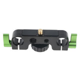 Maxbell Rod Clamp Rail Block 1/4 &3/8 Thread for 15mm Support System DSLR Tripod Rig