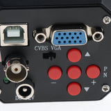Max 2.0MP HD 3 in 1 Digital Industrial Microscope Camera VGA BNC/AV USB Output