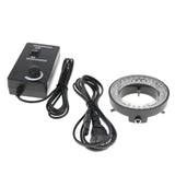 Maxbell 62mm Stereo Microscope Ring Light Lamp Illuminator Kit with Power Adapter