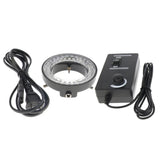 Maxbell 62mm Stereo Microscope Ring Light Lamp Illuminator Kit with Power Adapter