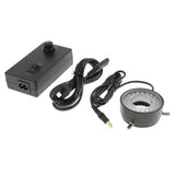 Maxbell 30mm Stereo Microscope Ring Light Lamp Illuminator Kit with Power Adapter